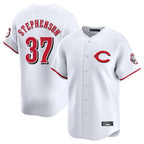 Crovyle C.Reds #37 Tyler Stephenson Player White Limited Home Stitched Jerseys