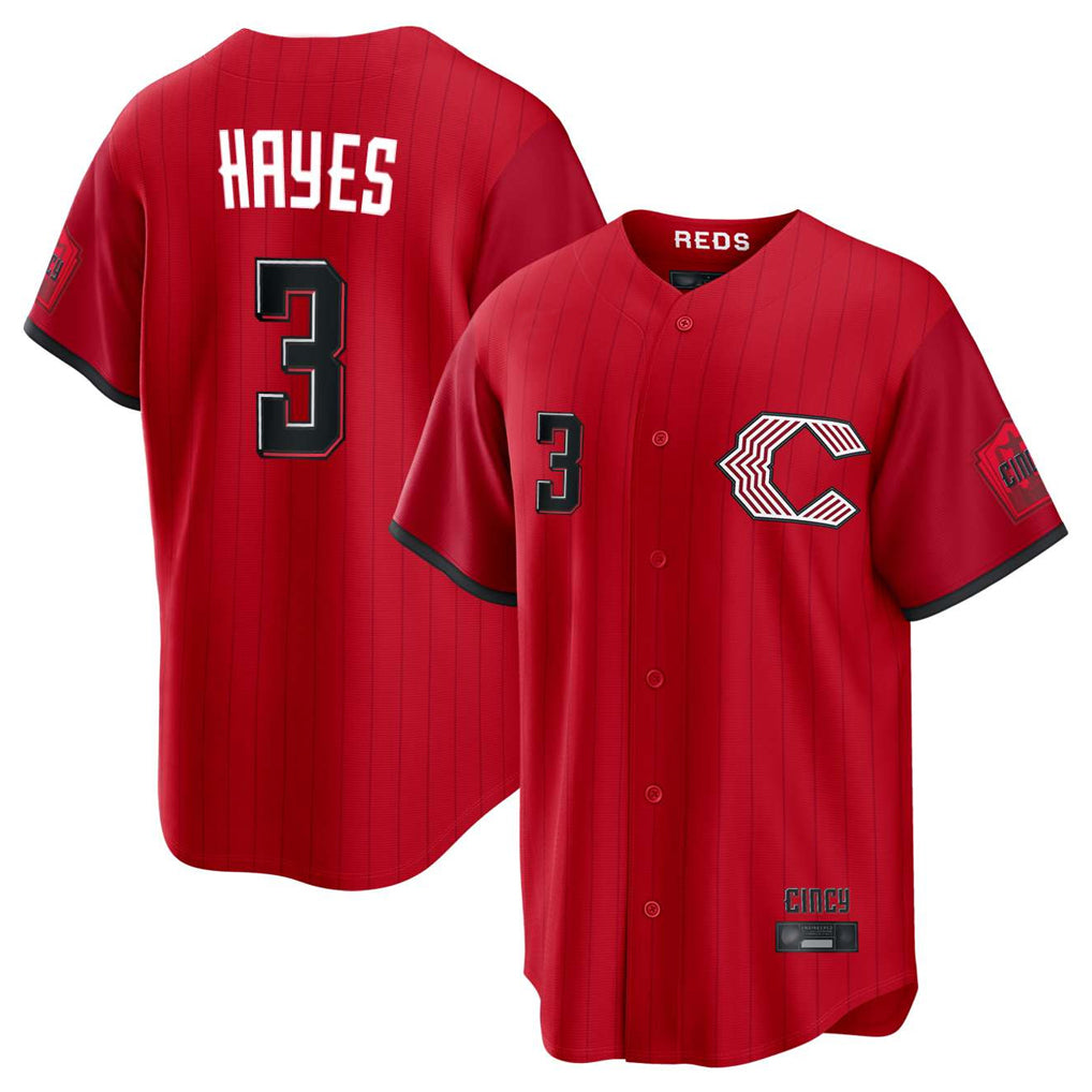 Crovyle C.Reds #3 Ke'Bryan Hayes Player Red 2026 City Connect Home Game Stitched Jerseys