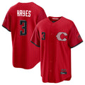 Crovyle C.Reds #3 Ke'Bryan Hayes Player Red 2026 City Connect Home Game Stitched Jerseys