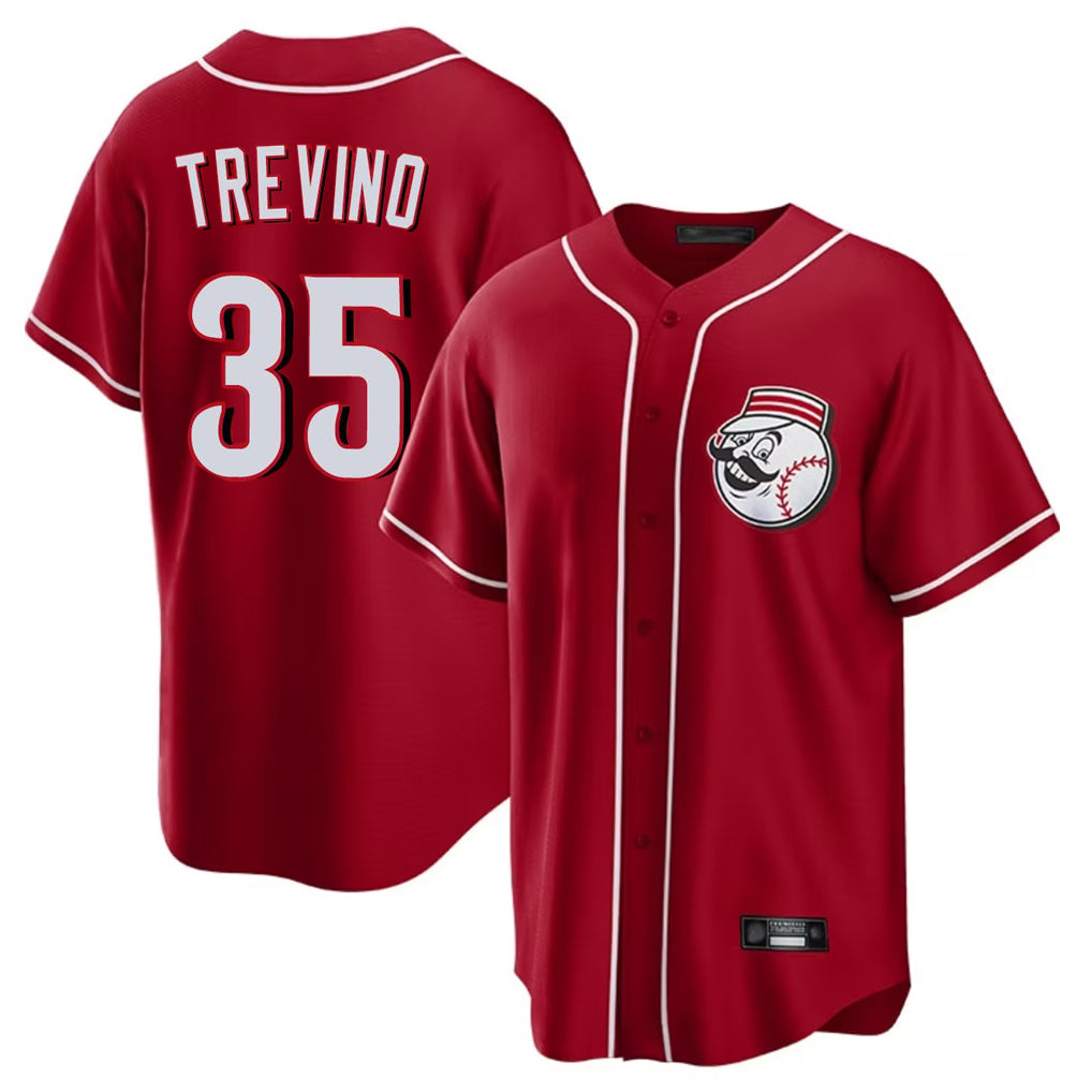 Crovyle C.Reds #3 Ke'Bryan Hayes Player Red Game Home Stitched Jerseys