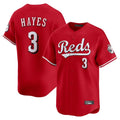 Crovyle C.Reds #3 Ke'Bryan Hayes Player Red Home Limited Stitched Jerseys