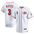 Crovyle C.Reds #3 Ke'Bryan Hayes Player White Home Limited Stitched Jerseys