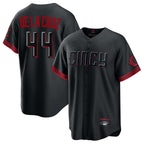 Crovyle C.Reds #44 Elly De La Cruz Player Black City Connect Home Game Stitched Jerseys