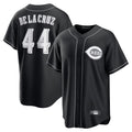 Crovyle C.Reds #44 Elly De La Cruz Player Black Home Game Stitched Jerseys