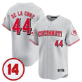 Crovyle C.Reds #44 Elly De La Cruz Player Gray Vapor Premier Limited Home Stitched Jerseys
