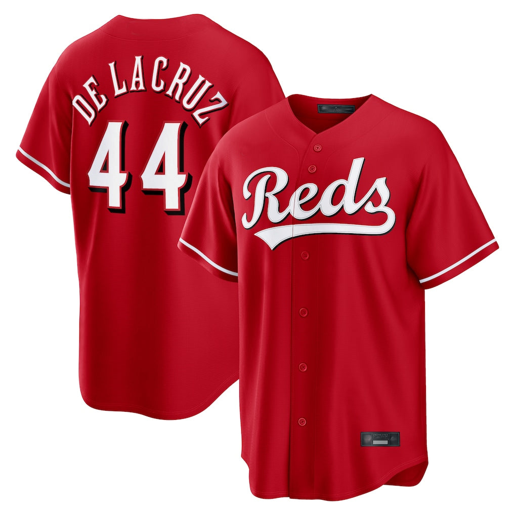 Crovyle C.Reds #44 Elly De La Cruz Player Red Home Game Stitched Jerseys