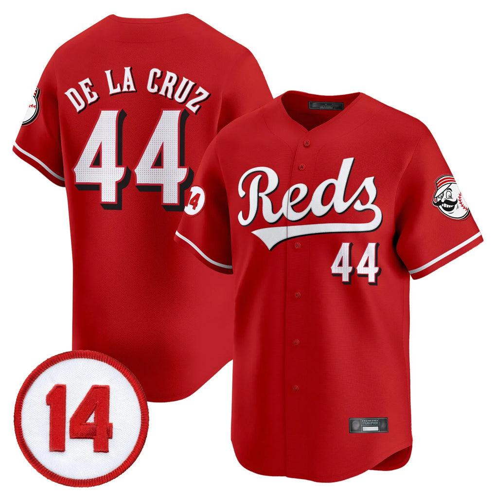 Crovyle C.Reds #44 Elly De La Cruz Player Red Vapor Premier Limited Home Stitched Jerseys