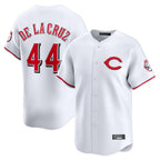 Crovyle C.Reds #44 Elly De La Cruz Player White Limited Home Stitched Jerseys