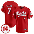 Crovyle C.Reds #7 Spencer Steer Player Red Vapor Premier Limited Home Stitched Jerseys