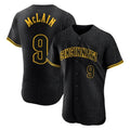 Crovyle C.Reds #9 Matt McLain Player Black Snake Skin City Limited Elite Home Stitched Jerseys