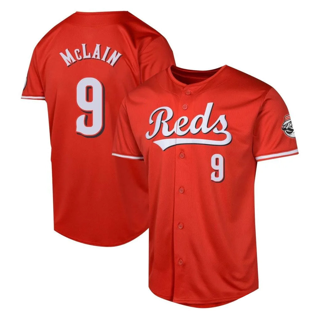 Crovyle C.Reds #9 Matt McLain Player Red 2026 City Connect Limited Home Stitched Jerseys