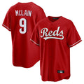 Crovyle C.Reds #9 Matt McLain Player Red Home Game Stitched Jerseys