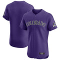 Crovyle C.Rockies Purple Limited Elite Home Blank Player Stitched Jerseys