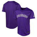 Crovyle C.Rockies Purple Limited Home Game Blank Player Stitched Jerseys