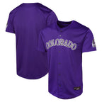 Crovyle C.Rockies Purple Limited Home Game Blank Player Stitched Jerseys
