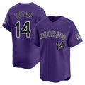 Crovyle C.Rockies #14 Ezequiel Tovar Player Purple Limited Home Stitched Jerseys
