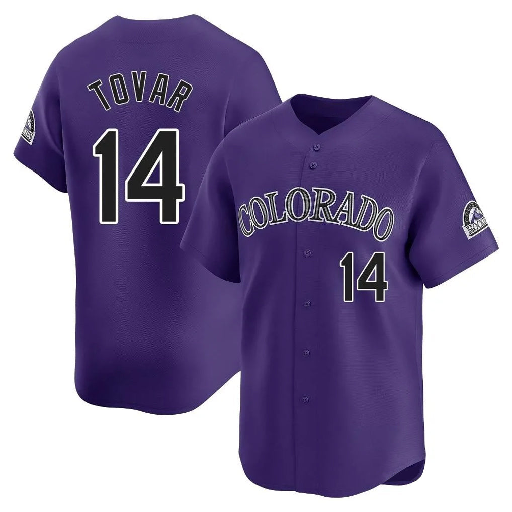 Crovyle C.Rockies #14 Ezequiel Tovar Player Purple Limited Home Stitched Jerseys