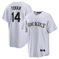 Crovyle C.Rockies #14 Ezequiel Tovar Player White Game Home Stitched Jerseys