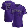 Crovyle C.Rockies #17 Todd Helton Player Purple Limited Elite Home Stitched Jerseys