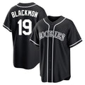 Crovyle C.Rockies #19 Charlie Blackmon Player Black Fashion Out Home Game Stitched Jerseys