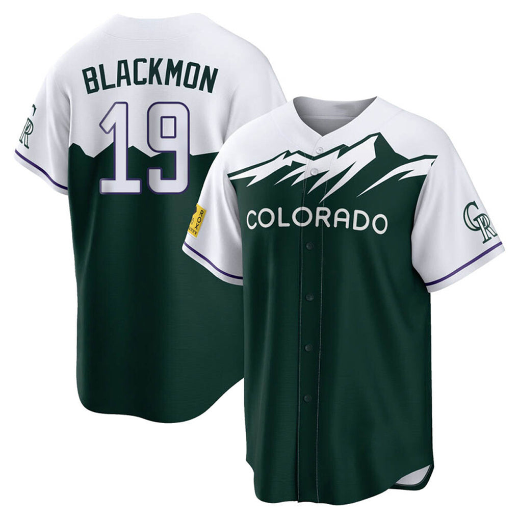 Crovyle C.Rockies #19 Charlie Blackmon Player Green City Connect Home Game Stitched Jerseys
