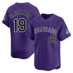 Crovyle C.Rockies #19 Charlie Blackmon Player Purple Limited Home Stitched Jerseys