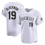 Crovyle C.Rockies #19 Charlie Blackmon Player White Limited Home Stitched Jerseys
