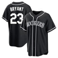 Crovyle C.Rockies #23 Kris Bryant Player Black Fashion Out Home Game Stitched Jerseys
