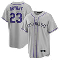 Crovyle C.Rockies #23 Kris Bryant Player Gray Game Home Stitched Jerseys