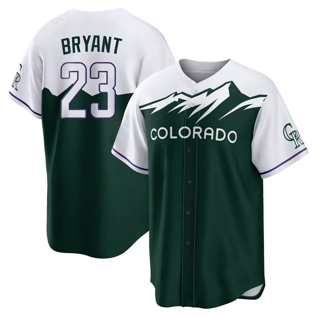 Crovyle C.Rockies #23 Kris Bryant Player Green City Connect Home Game Stitched Jerseys