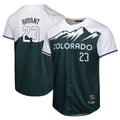 Crovyle C.Rockies #23 Kris Bryant Player Green City Connect Limited Home Game Stitched Jerseys
