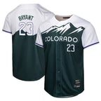Crovyle C.Rockies #23 Kris Bryant Player Green City Connect Limited Home Game Stitched Jerseys