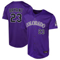 Crovyle C.Rockies #23 Kris Bryant Player Purple Limited Home Game Stitched Jerseys