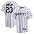 Crovyle C.Rockies #23 Kris Bryant Player White Game Home Stitched Jerseys