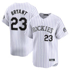 Crovyle C.Rockies #23 Kris Bryant Player White Limited Home Stitched Jerseys