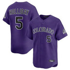 Crovyle C.Rockies #5 Matt Holliday Player Purple Limited Home Stitched Jerseys