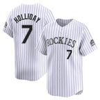 Crovyle C.Rockies #7 Matt Holliday Player White Limited Home Stitched Jerseys