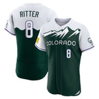 Crovyle C.Rockies #8 Ryan Ritter Player Green City Connect Limited Elite Home Stitched Jerseys