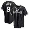 Crovyle C.Rockies #9 Brenton Doyle Player Black Fashion Out Home Game Stitched Jerseys