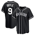 Crovyle C.Rockies #9 Brenton Doyle Player Black Fashion Out Home Game Stitched Jerseys