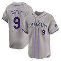 Crovyle C.Rockies #9 Brenton Doyle Player Gray Limited Home Stitched Jerseys
