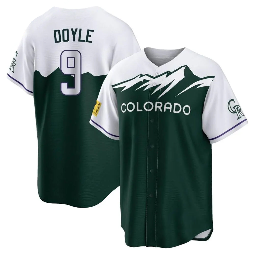 Crovyle C.Rockies #9 Brenton Doyle Player Green City Connect Home Game Stitched Jerseys