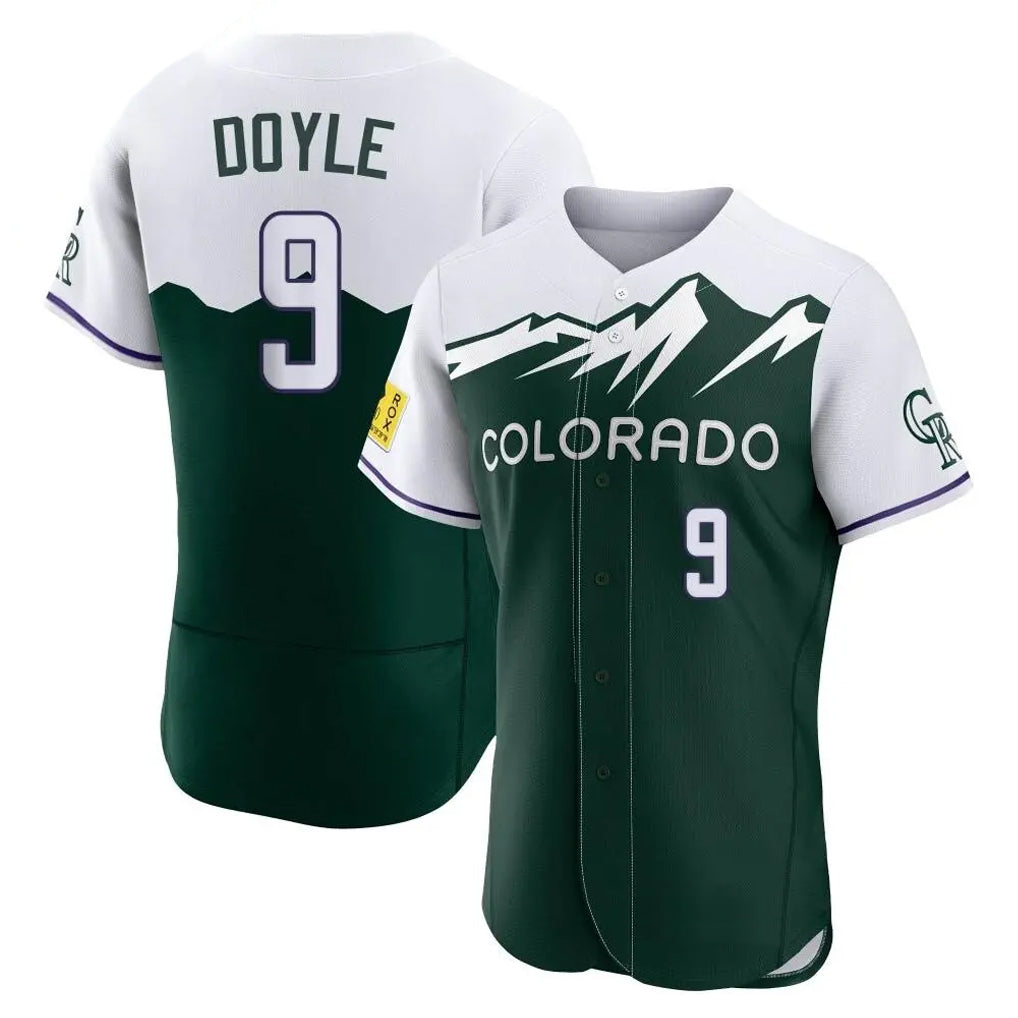 Crovyle C.Rockies #9 Brenton Doyle Player Green City Connect Limited Elite Home Stitched Jerseys
