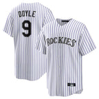 Crovyle C.Rockies #9 Brenton Doyle Player White Game Home Stitched Jerseys