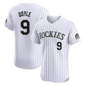 Crovyle C.Rockies #9 Brenton Doyle Player White Limited Elite Home Stitched Jerseys
