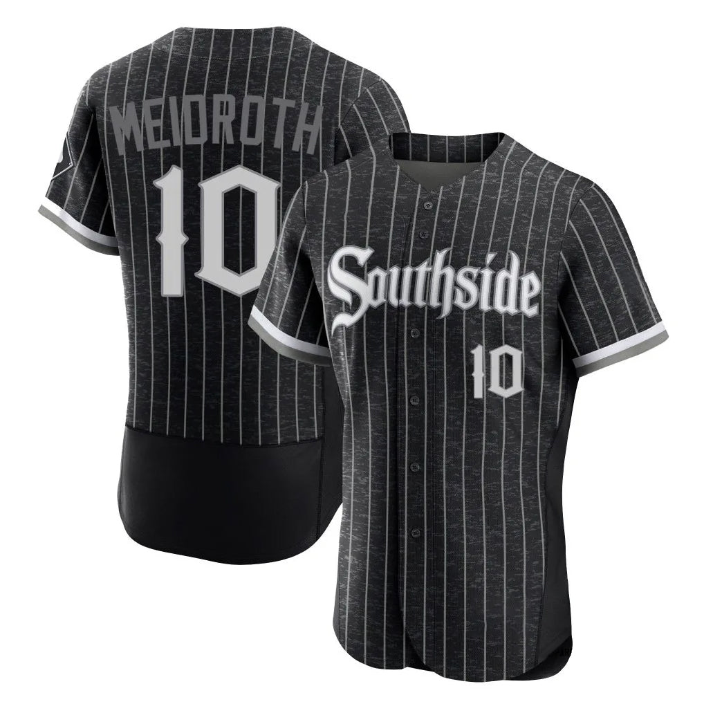 Crovyle C.White Sox #10 Chase Meidroth Player Black City Connect Limited Elite Home Stitched Jerseys