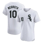 Crovyle C.White Sox #10 Chase Meidroth Player White Stripe Limited Elite Home Stitched Jerseys