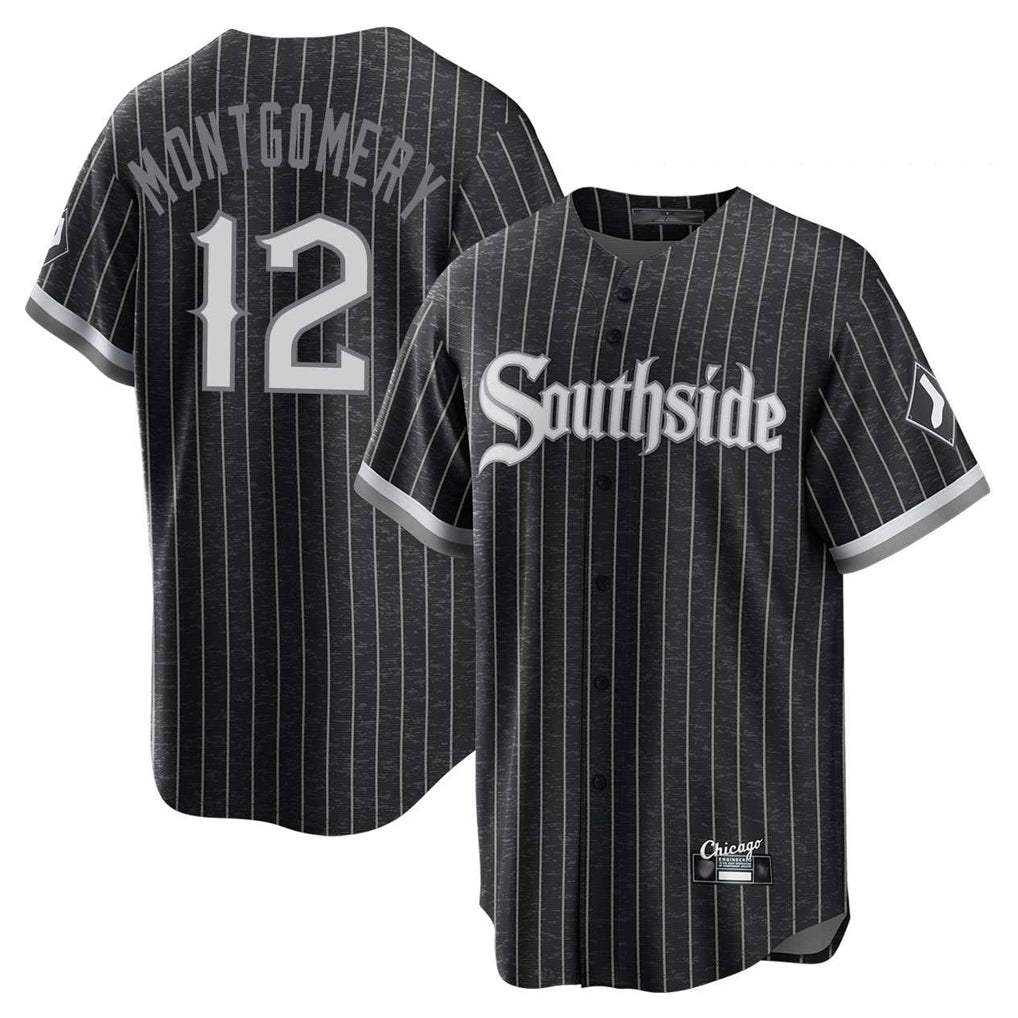 Crovyle C.White Sox #12 Colson Montgomery Player Black City Connect Home Game Stitched Jerseys
