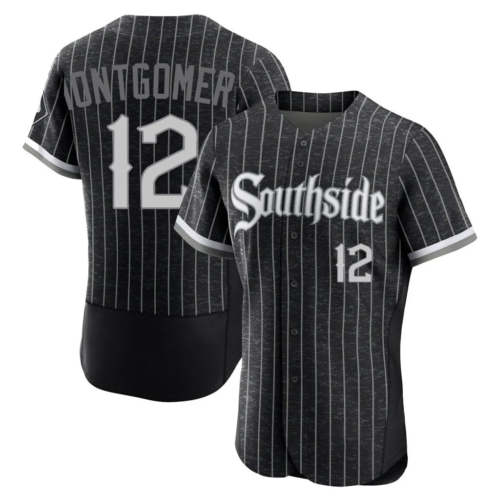 Crovyle C.White Sox #12 Colson Montgomery Player Black City Connect Limited Elite Home Stitched Jerseys