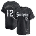 Crovyle C.White Sox #12 Colson Montgomery Player Black City Connect Limited Home Stitched Jerseys